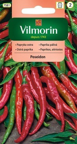 Nasiona Papryczka OSTRA Poseidon - wczesna